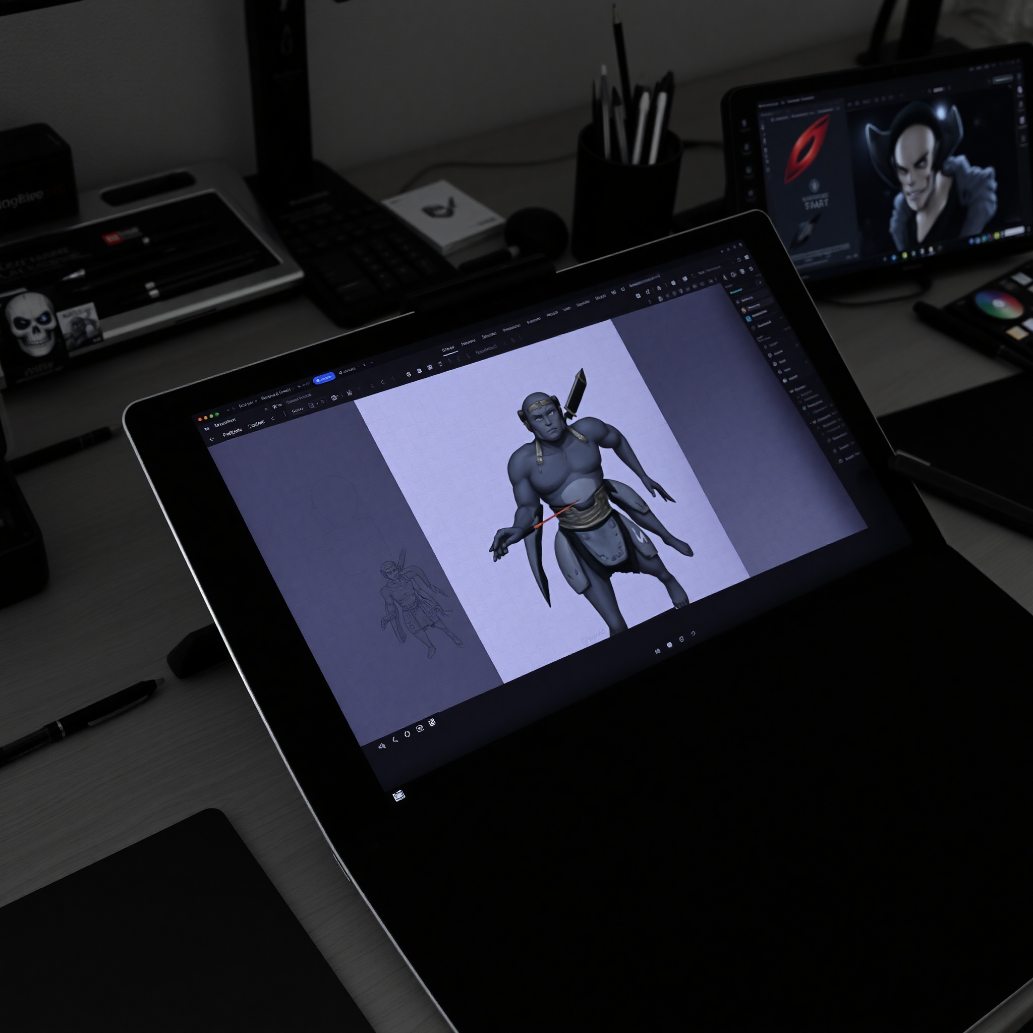 Herramientas y técnicas de ilustración digital profesional